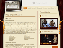Tablet Screenshot of playitagainsams.tv